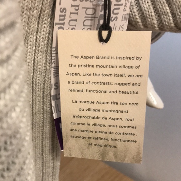 Sweater Aspen, NWT, grey colour,size 2X - Picture 6 of 7